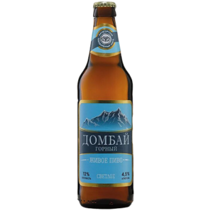 ДОМБАЙ ГОРНЫЙ 4,5%, 0,5л