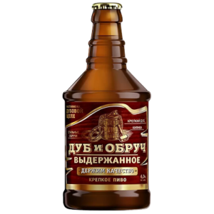 ДУБ и ОБРУЧ Выдержанное Живое 6,3%, 0,45л