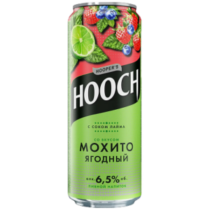 Хуууч со вкусом Ягодный Мохито и соком лайма 6,5%, 0,45л