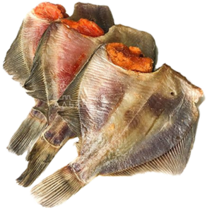 Камбала с икрой вяленая