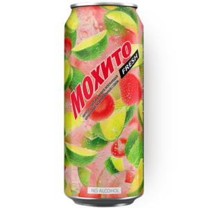 Коктель мохито клубника, 0,5л