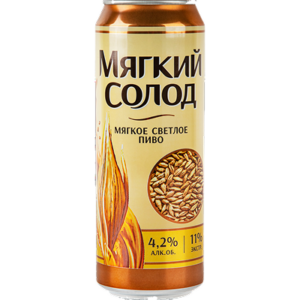 МЯГКИЙ СОЛОД 4,2%, 0,45л