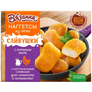 Наггетсы с куриным филе Вязанка, 250г