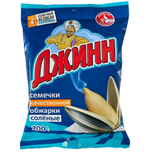 Семечки ДЖИН великан солёные, 100г