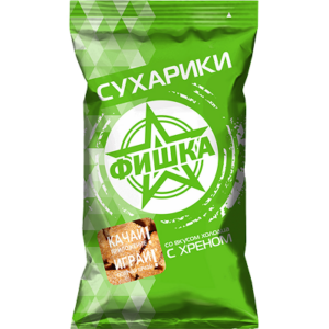 Сухарики ржаные Фишка в ассортименте, 120г/80г/130г.