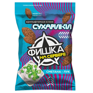 Сухарики ржаные Фишка на севере в ассортименте, 50г