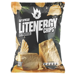 Чипсы рифленые LIT ENERGY в ассортименте, 120г